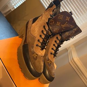 Louis Vuitton combat boot